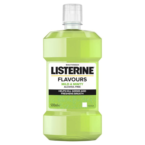 Listerine Mouthwash Mild & Minty 500 Ml, 12/cs.