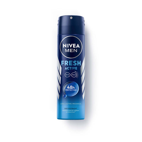 Nivea Body Spray Men Fresh Active 150 Ml, 12/cs.