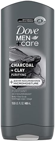 Dove Body Wash Men Charcoal and Clay 400 Ml, 12/cs.