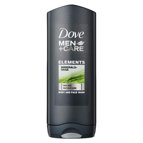 Dove Body Wash Men Mineral Sage 400 Ml, 12/cs.