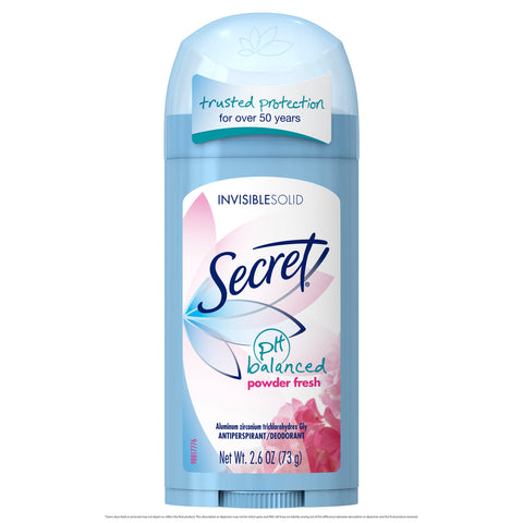 Secret Deo Stick Powder Fresh 2.7 Oz, 12/cs.