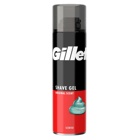 Gillette Shaving Gel Regular 200 Ml(6.76 Oz), 6/cs.