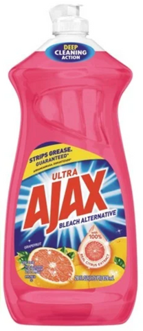 Ajax Dish Liquid Ruby Red 28 Oz, 9/cs.