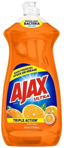 Ajax Dish Liquid Orange 28 Oz, 9/cs.