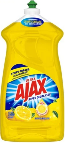 Ajax Dish Liquid Lemon 52 Oz, 6/cs.