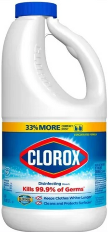 Clorox Bleach Original 43 Oz, 6/cs.