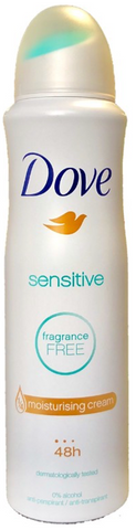Dove Body Spray Women -Sensitive 150 Ml, 6/cs.