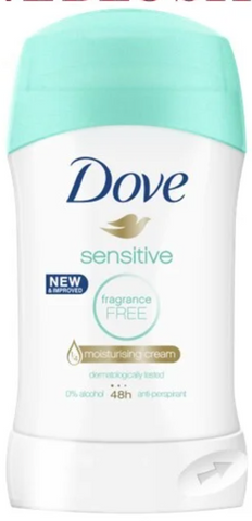 Dove Deo Stick Sensitive 40 G, 12/cs.