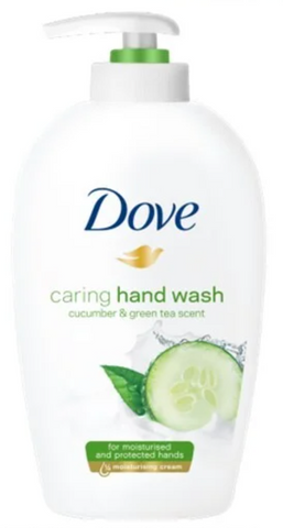 Dove Hand Liquid Cucumber & Green Tea 250 Ml, 24/cs.