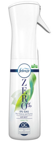 Febreze Air Mist Zero Water Lily 300 Ml, 6/cs.