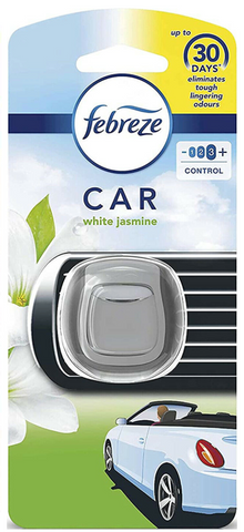 Febreze Car Vent White Jasmine 1 CT, 6/cs.