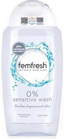 Femfresh Intimate Sensitive Wash 250 Ml, 6/cs