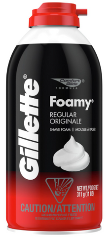 Gillette Foamy Shaving Regular 11 Oz, 12/cs.