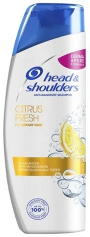 H & S Shampoo Citrus Fresh 360 Ml, 6/cs.