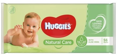 Huggies Baby Wipes Natural Care 56 Ct, 10/cs.