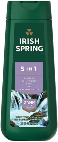 Irish Spring Body Wash 5 IN 1 20 Oz, 4/cs.