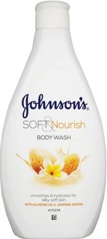 Johnson Body Wash Nourishing Almond Oil & Jasmine 400 Ml, 12/cs