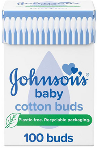 J&J Cotton Swabs 100 Ct, 12/cs.