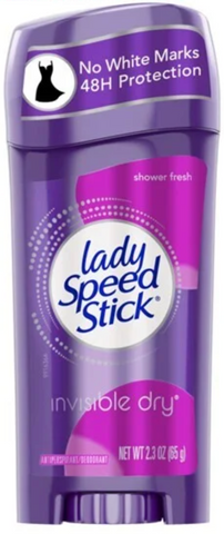 Lady Speed Stick Shower Fresh 2.3 Oz, 12/cs.