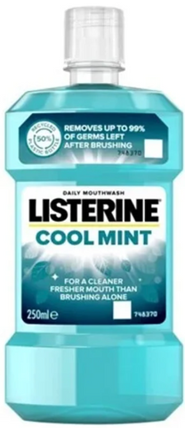 Listerine Mouthwash Cool Mint 250 Ml, 24/cs.