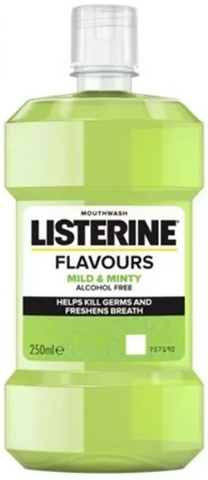 Listerine Mouthwash Mild & Minty 250 Ml, 24/cs.