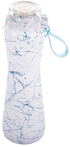 Glass Marble Water Bottle 0.75 LT, 25.3 Oz), 12/cs.