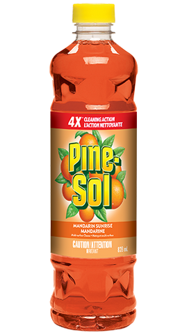 PineSol Cleaner Mandarin 828 Ml (24 Oz), 12/cs.