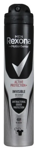 Rexona Body Spray Men Active Protection Invisible 200 Ml, 6/cs.