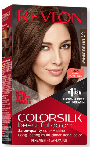 Revlon Colorsilk #37 Golden Brown 12/cs.