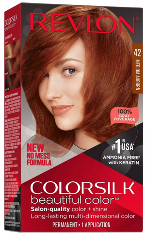 Revlon Colorsilk #42 Medium Auburn 12/cs.