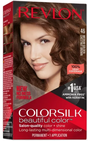 Revlon Colorsilk #46 Medium Golden Chestnut Brown 12/cs.