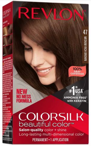 Revlon Colorsilk #47 Medium Rich Brown 12/cs.