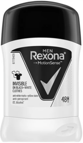 Rexona Deo Stick Men Invisible 40 G, 12/cs.