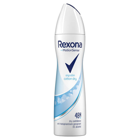 Rexona Body Spray Cotton Dry 150 Ml, 6/cs.
