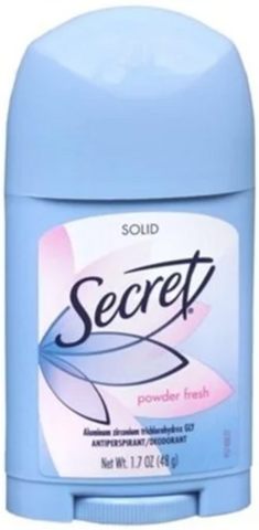 Secret Deo Stick Powder Fresh 1.7 Oz, 12/cs.