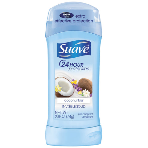 Suave Deo Stick Coconut Kiss 2.6 Oz, 12/cs.