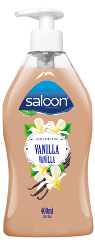 Saloon Liquid Soap Vanilla 400 Ml, 12/cs.