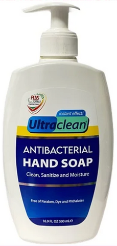 Ultra Clean Antibacterial Soap 500 Ml, 12/cs.