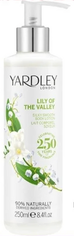 Yardley Body Lotion Lily of the Valley 250 Ml, 6/cs