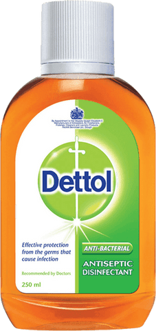 Dettol Antiseptic Liquid 250 Ml, 60/cs.