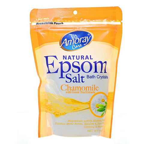 Amoray Epsom Salt Bag ChamomileGreen Tea 16 Oz, 12/cs.