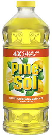 PineSol Cleaner Lemon Fresh 1.4 LT(48 Oz), 8/cs.